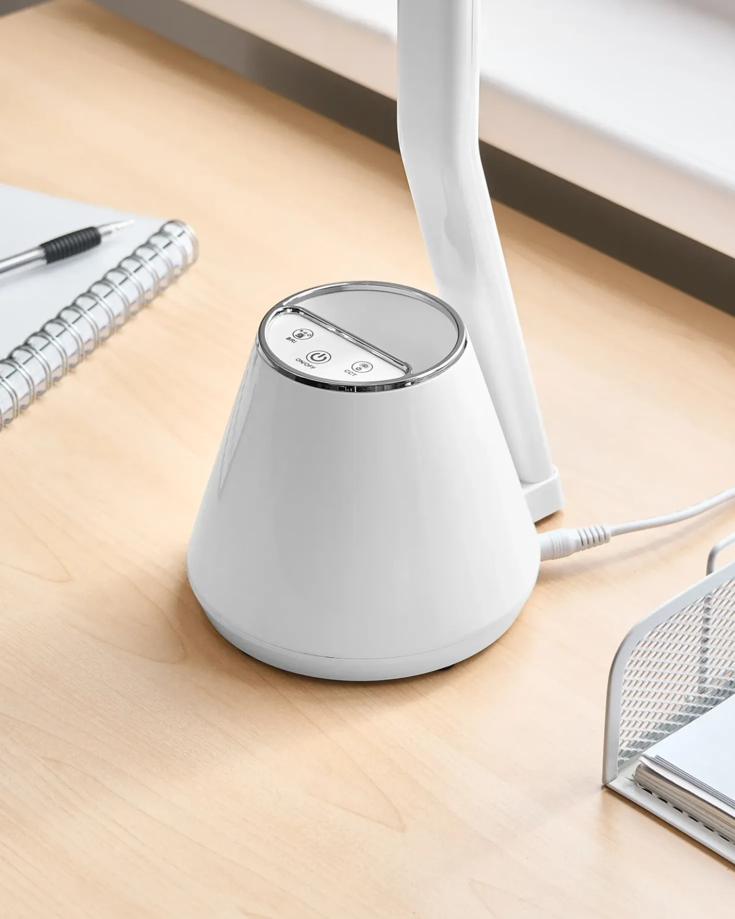 Lampada da scrivania a LED DENEB con dimmer Bianco