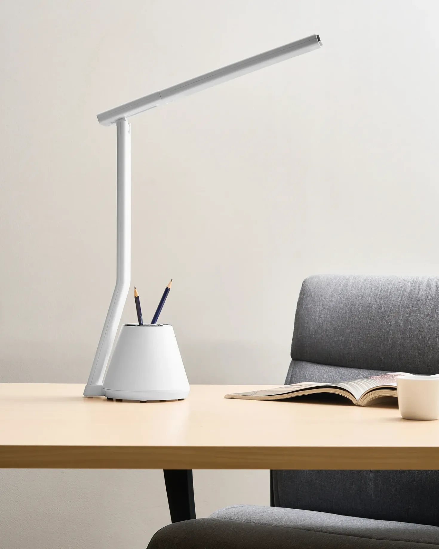 Lampada da scrivania a LED DENEB con dimmer Bianco