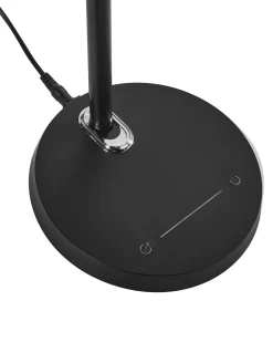 Lampada da scrivania a LED LEONIS con dimmer Nero