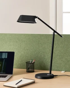 Lampada da scrivania a LED LEONIS con dimmer Nero