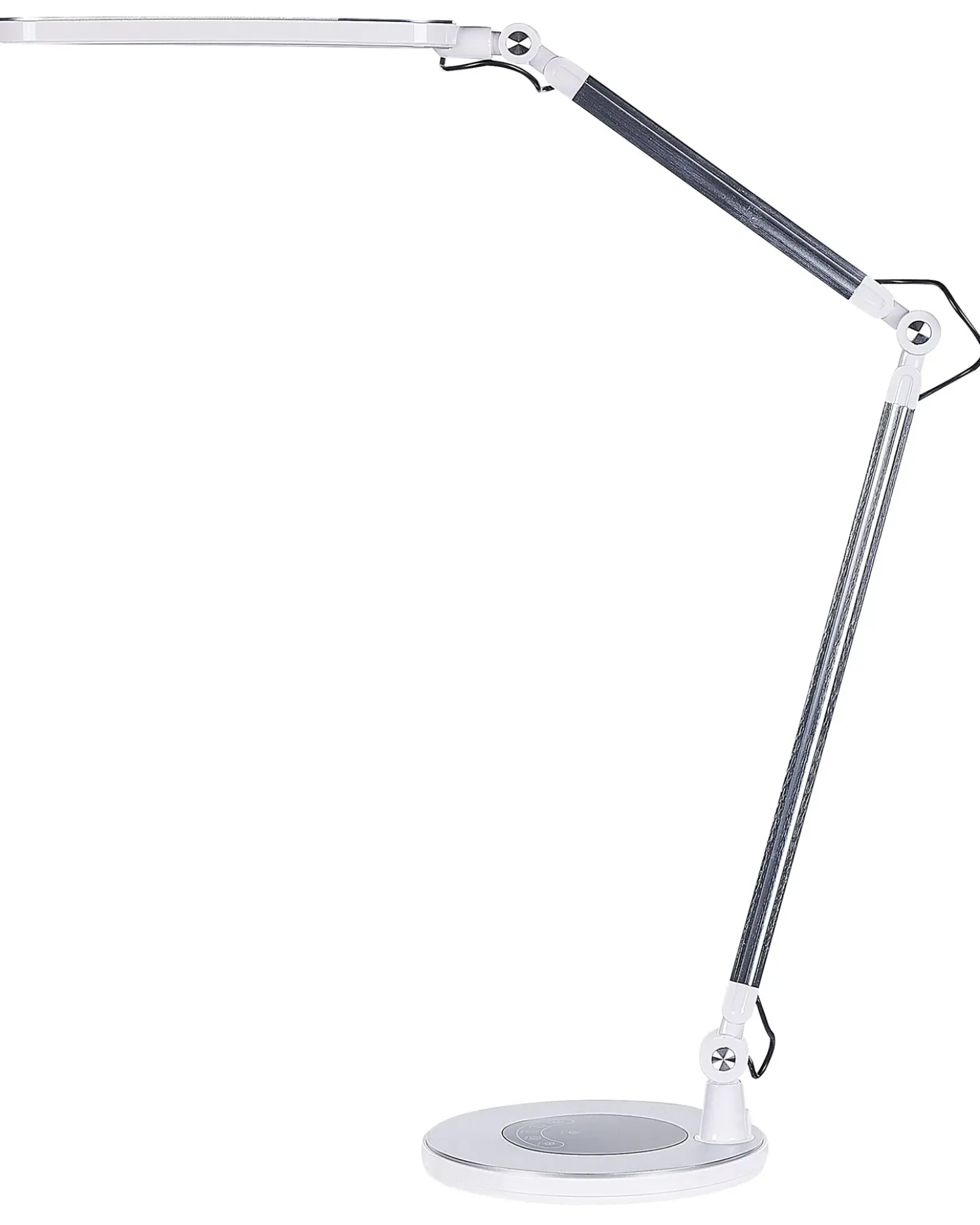 Lampada da scrivania a LED GRUS con dimmer Metallo Argento