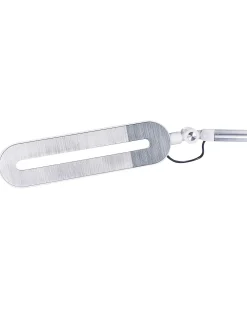 Lampada da scrivania a LED GRUS con dimmer Metallo Argento