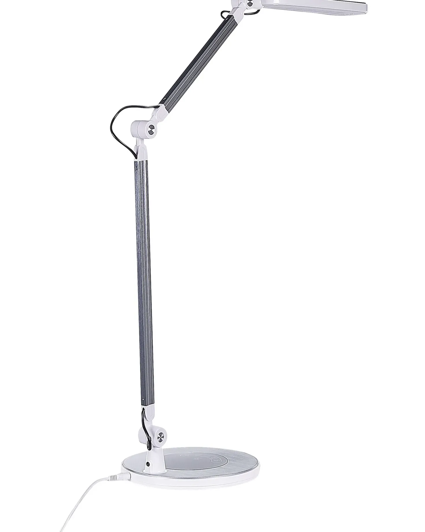 Lampada da scrivania a LED GRUS con dimmer Metallo Argento