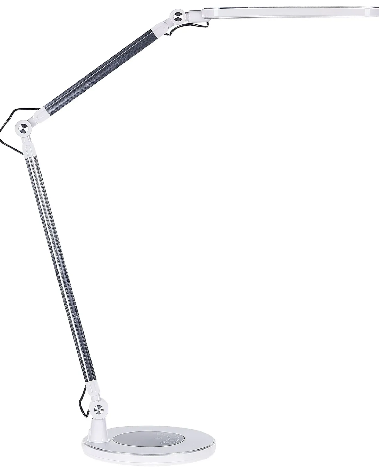 Lampada da scrivania a LED GRUS con dimmer Metallo Argento