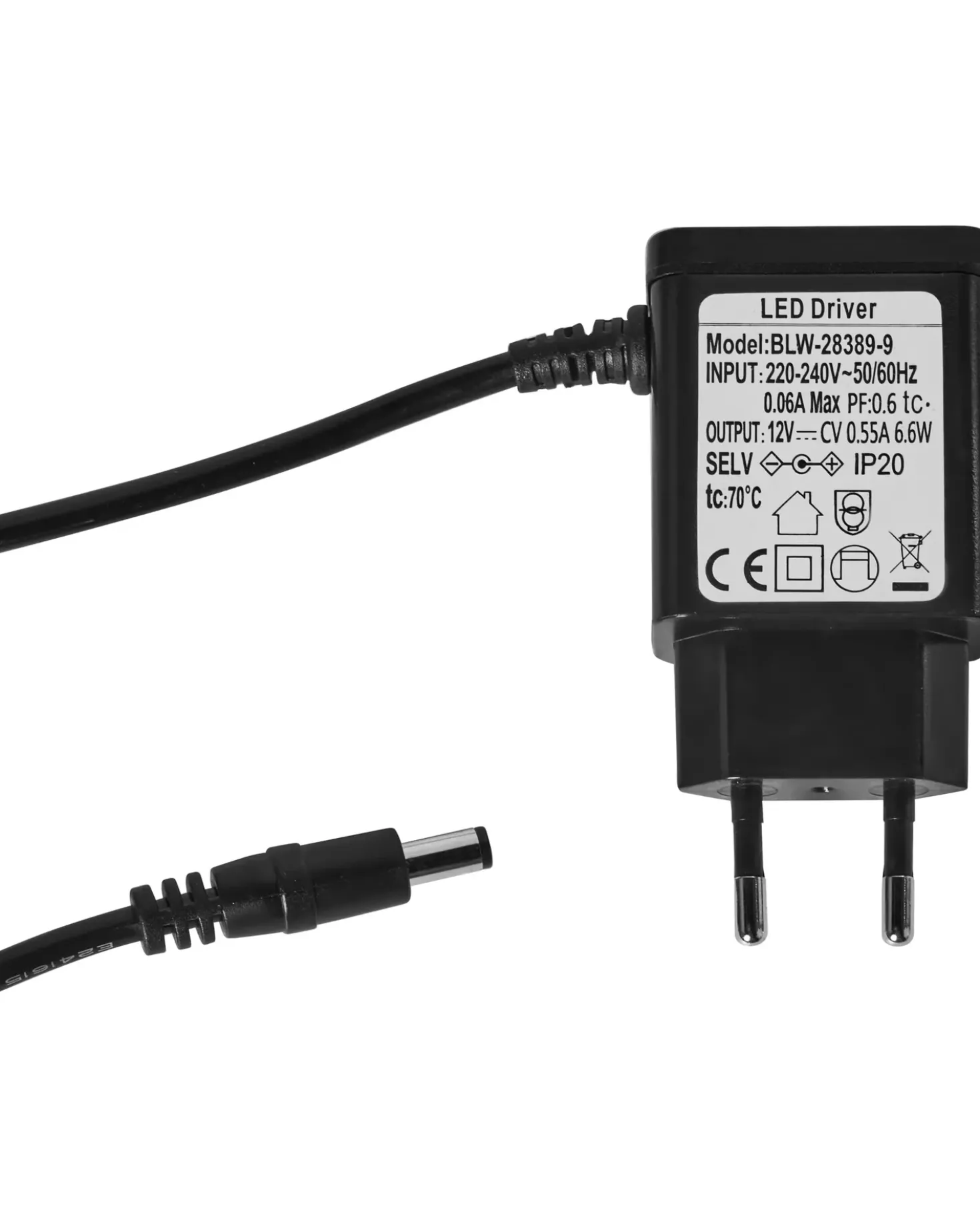 Lampada da scrivania a LED ENIF con Caricatore wireless Argento