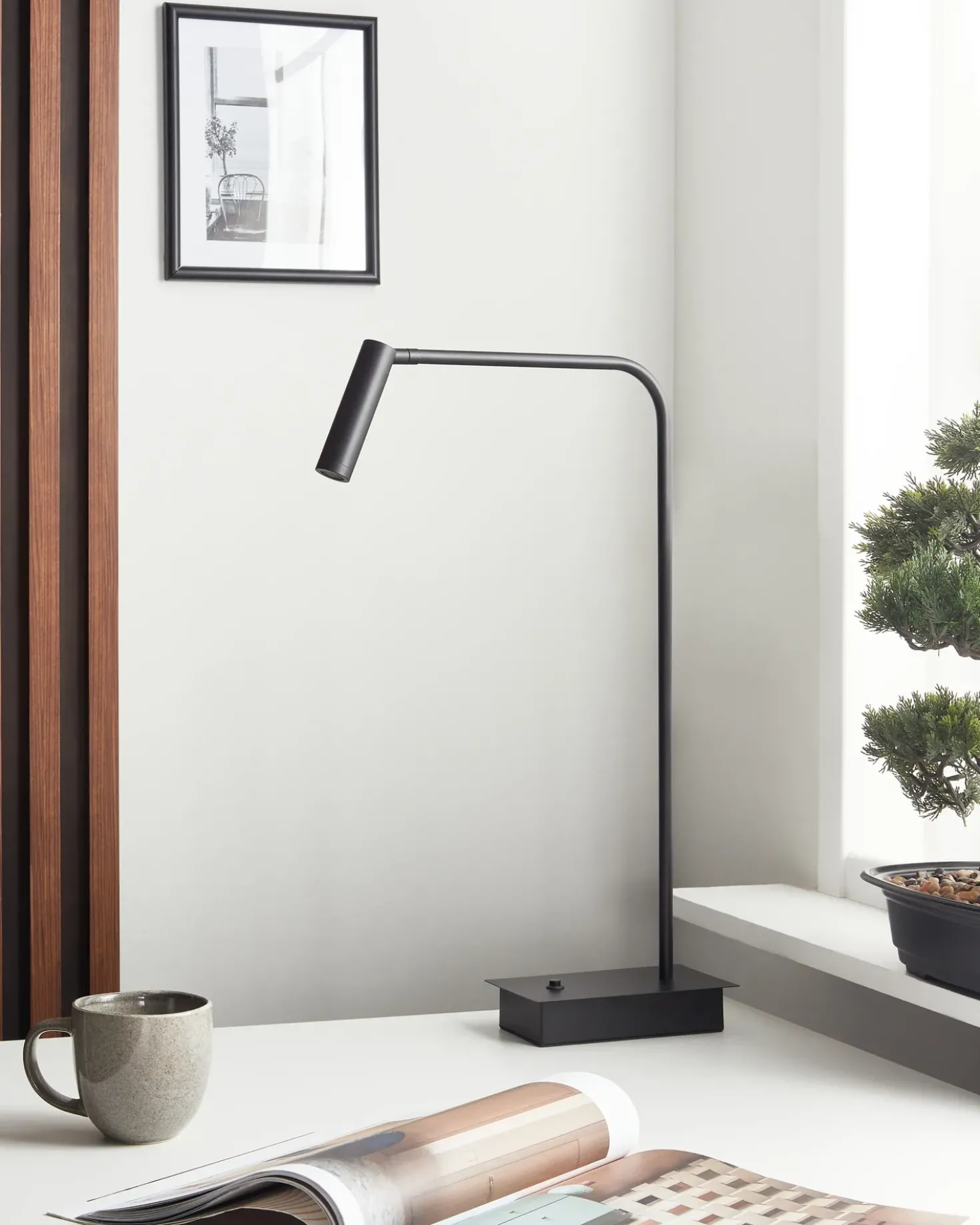 Lampada da scrivania a LED LAWSON Regolabile Metallo Nero