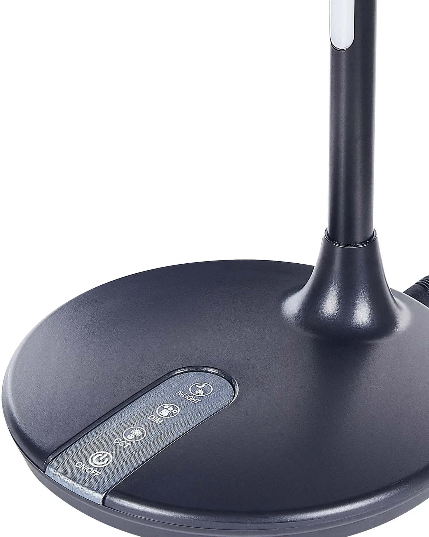 Lampada da scrivania a LED DRACO con dimmer Metallo Nero
