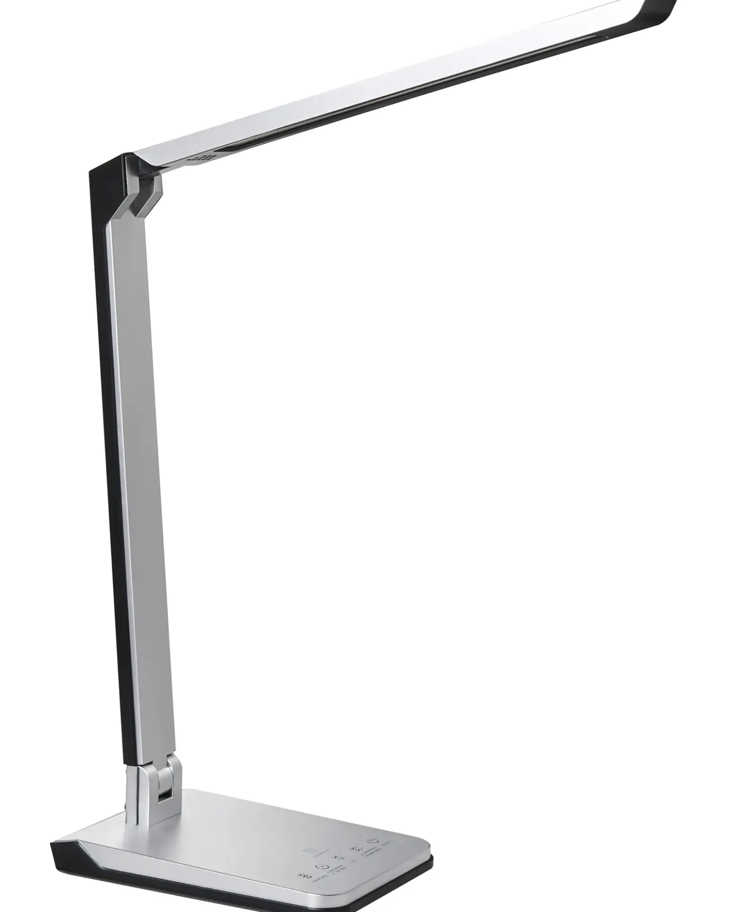 Lampada da scrivania a LED PICTOR con dimmer Argento