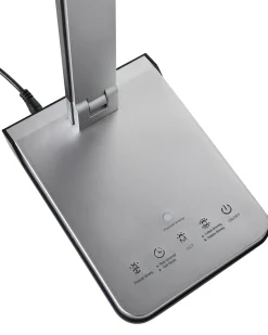 Lampada da scrivania a LED PICTOR con dimmer Argento