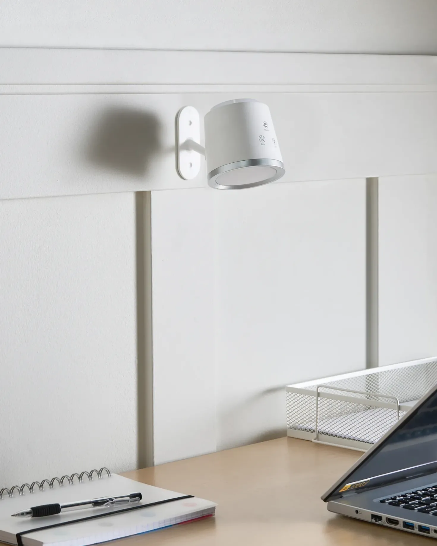 Lampada da scrivania a LED LIBRA con dimmer Bianco