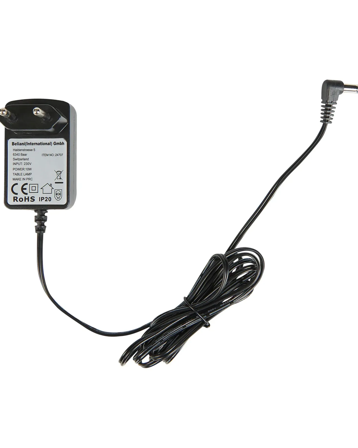 Lampada da scrivania a LED KOURIS con sensore di movimento Metallo Nero