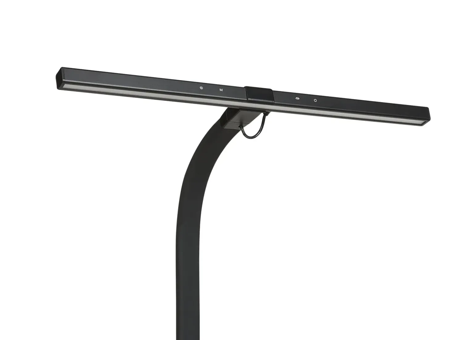 Lampada da scrivania a LED KOURIS con sensore di movimento Metallo Nero