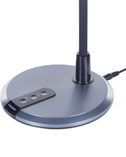 Lampada da scrivania a LED COLUMBA Regolabile Metallo Nero