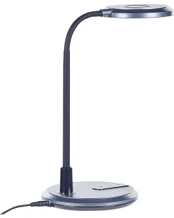 Lampada da scrivania a LED COLUMBA Regolabile Metallo Nero
