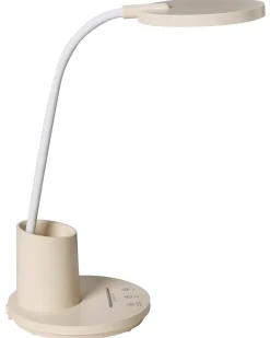 Lampada da scrivania a LED VELA con dimmer Beige chiaro