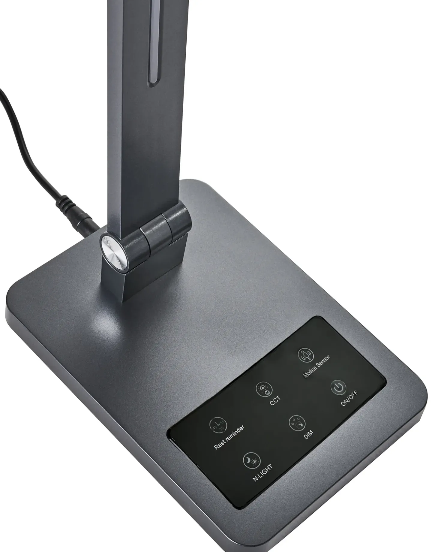 Lampada da scrivania a LED LEPUS con sensore di movimento Grigio scuro