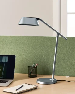 Lampada da scrivania a LED LEONIS con dimmer Grigio