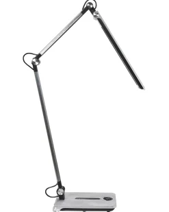 Lampada da scrivania a LED AQUILA con dimmer Argento