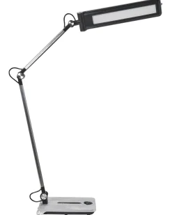 Lampada da scrivania a LED AQUILA con dimmer Argento