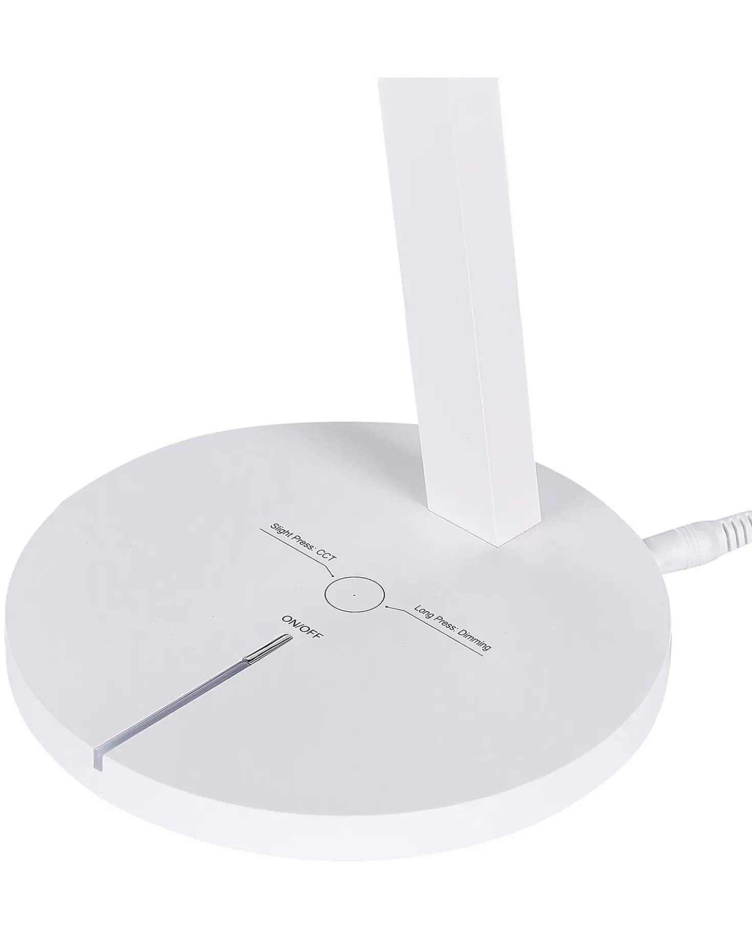 Lampada da scrivania a LED DORADO con dimmer Metallo Bianco