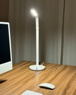 Lampada da scrivania a LED DORADO con dimmer Metallo Bianco