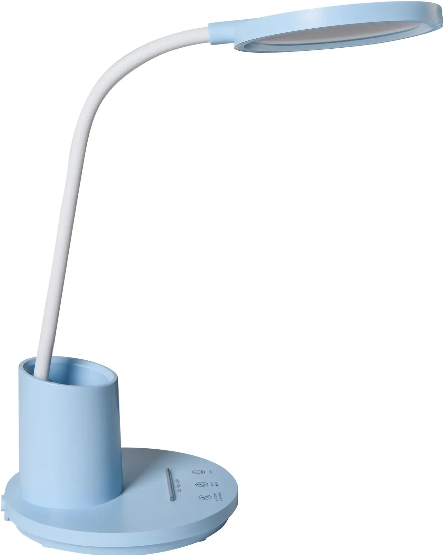 Lampada da scrivania a LED VELA con dimmer Blu