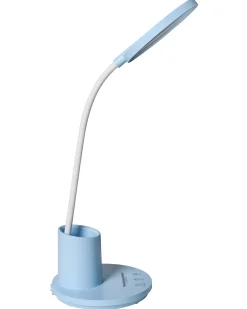 Lampada da scrivania a LED VELA con dimmer Blu