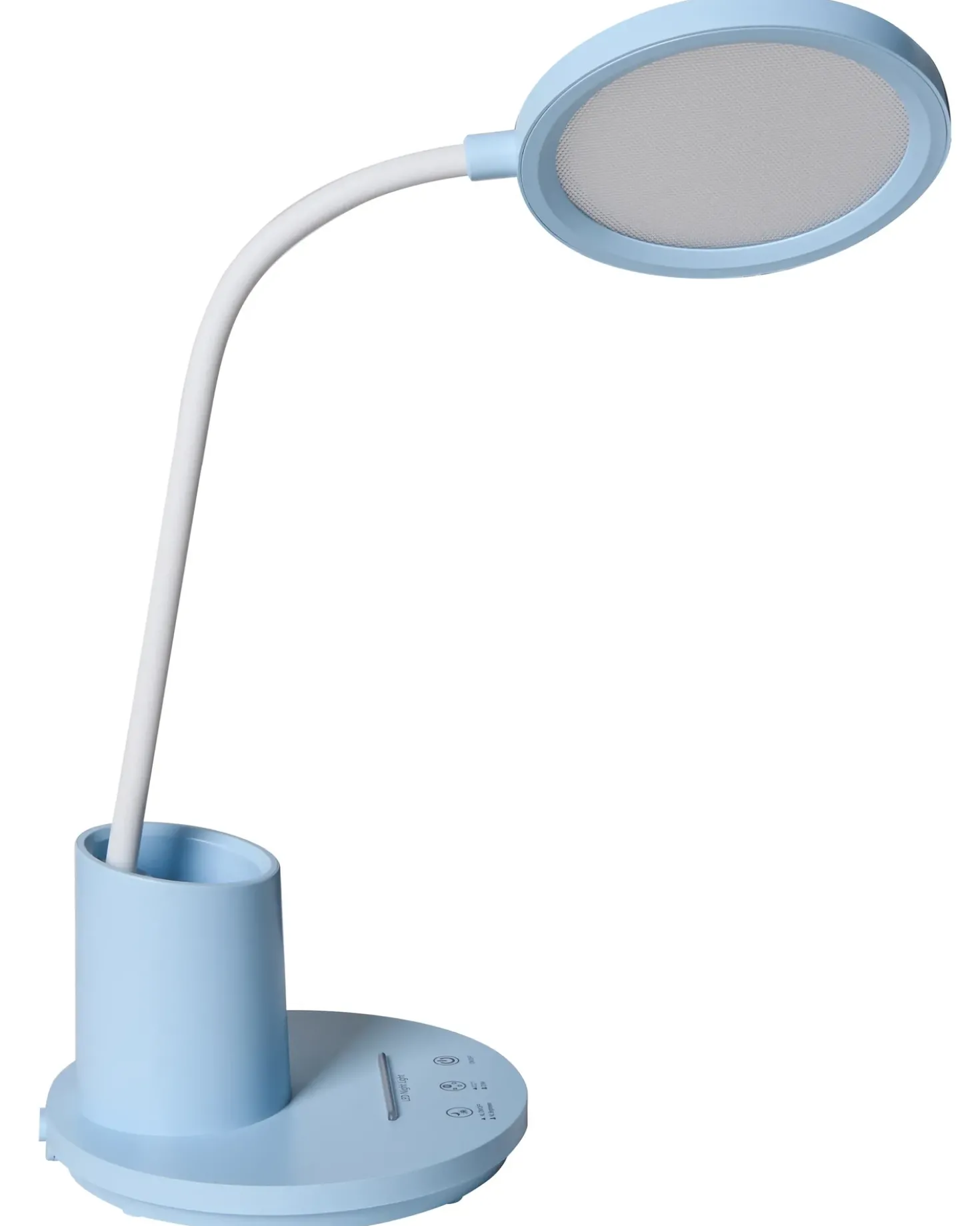 Lampada da scrivania a LED VELA con dimmer Blu