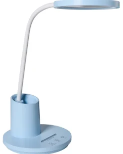Lampada da scrivania a LED VELA con dimmer Blu