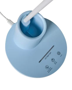 Lampada da scrivania a LED VELA con dimmer Blu