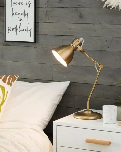 Lampada da scrivania MONSAN Regolabile Metallo Ottone