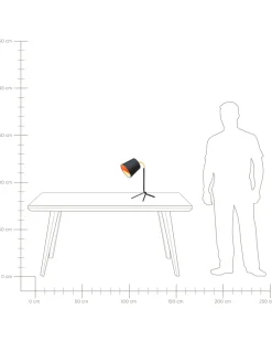 Lampada da scrivania MOOKI Regolabile Metallo Nero