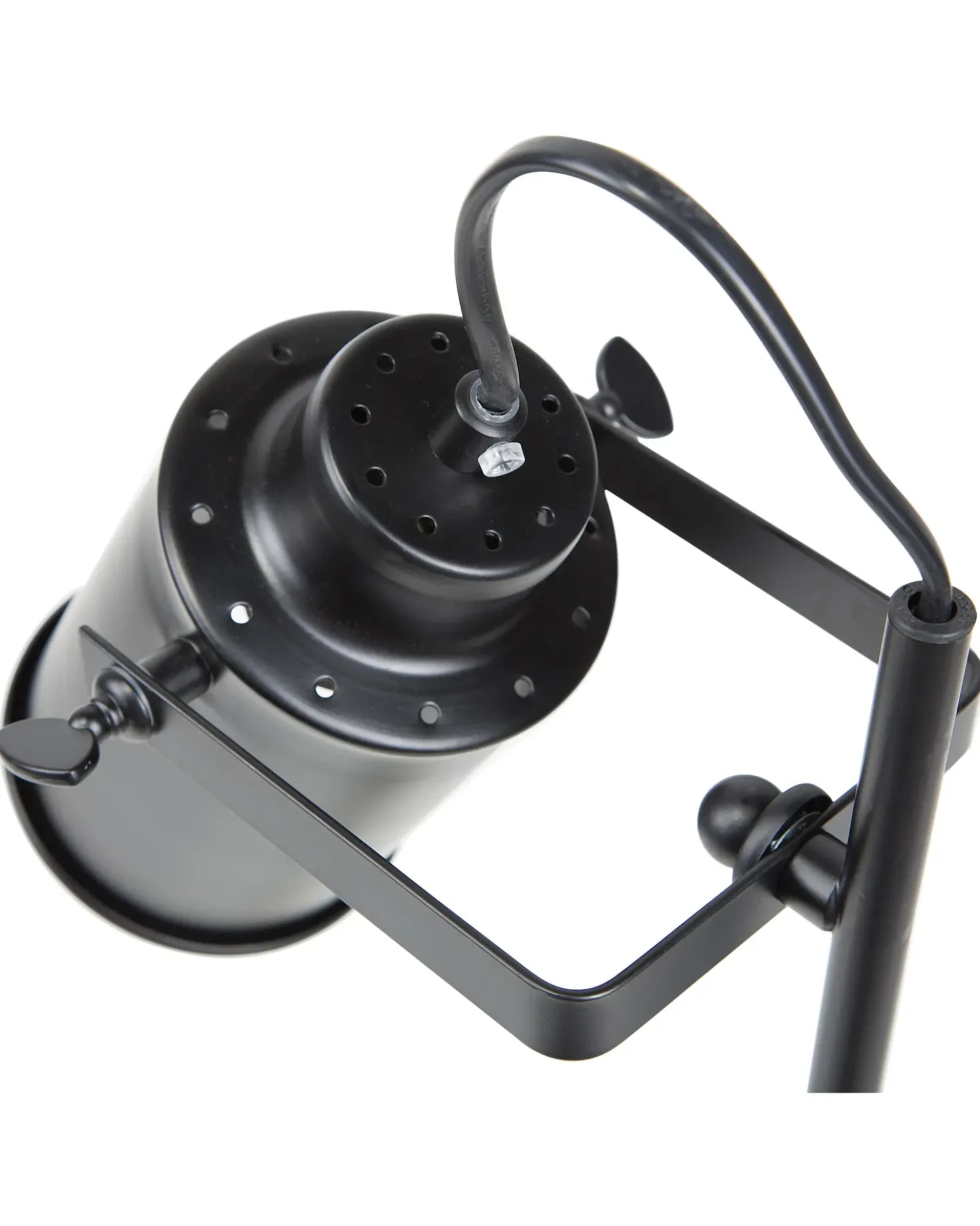 Lampada da scrivania MUNDAKA Regolabile Metallo Nero