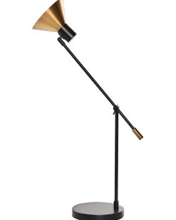 Lampada da scrivania PINKEEN Metallo Oro