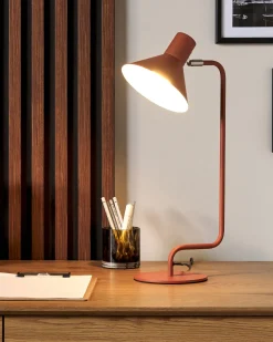 Lampada da scrivania RIMAVA Regolabile Metallo Arancione