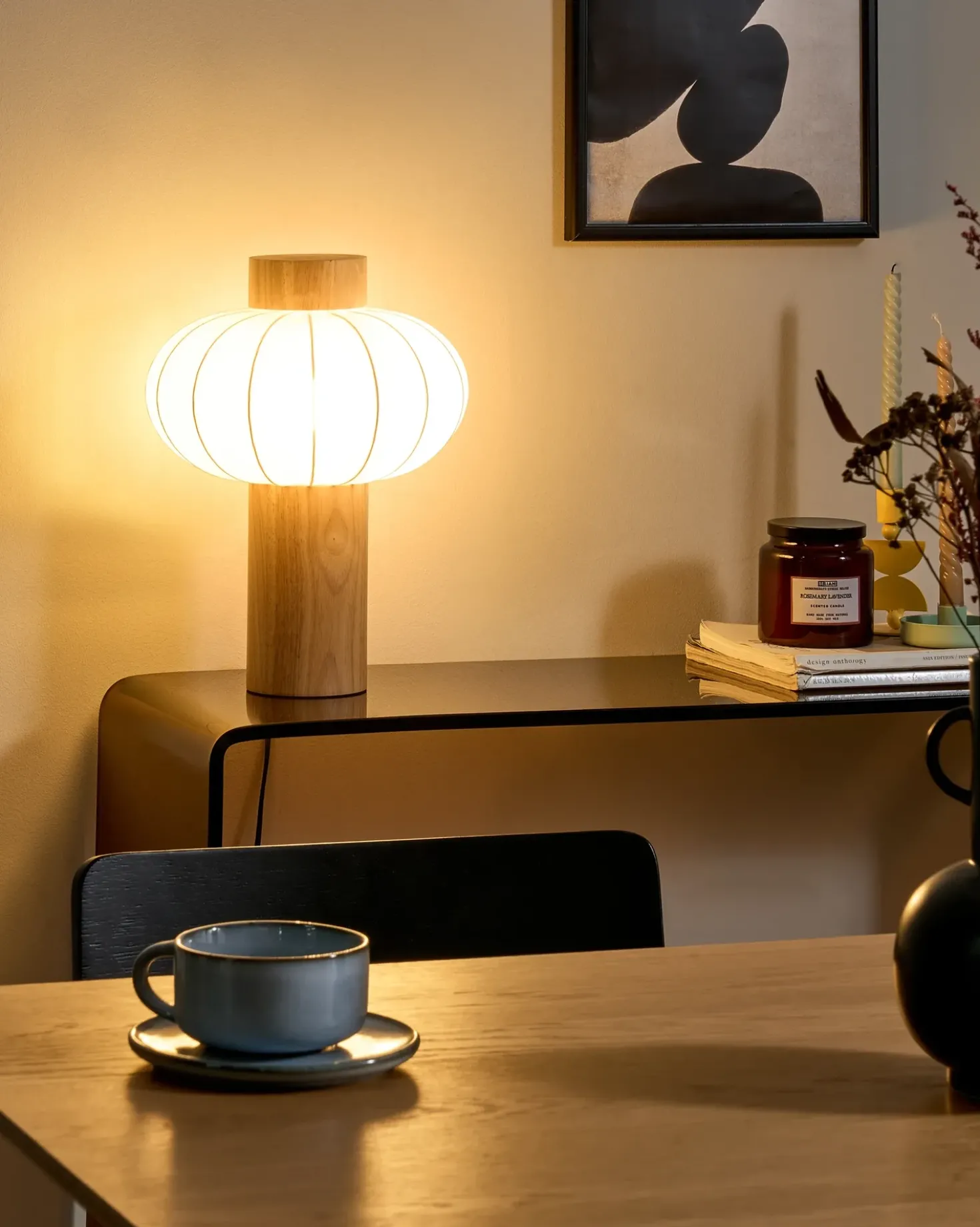 Lampada da tavolo ABENS Legno Marrone chiaro