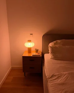 Lampada da tavolo ABENS Legno Marrone chiaro