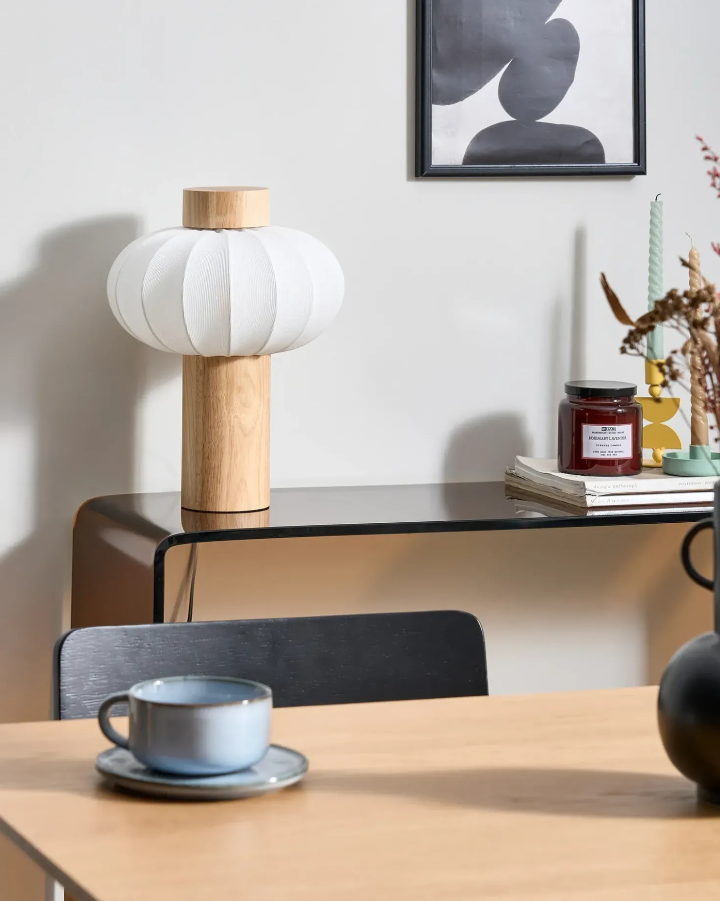 Lampada da tavolo ABENS Legno Marrone chiaro