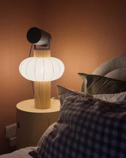 Lampada da tavolo ABENS Legno Marrone chiaro