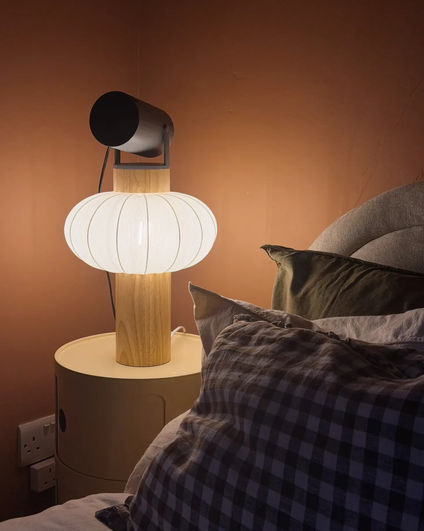Lampada da tavolo ABENS Legno Marrone chiaro
