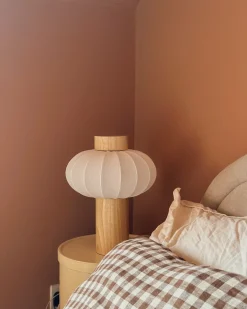 Lampada da tavolo ABENS Legno Marrone chiaro