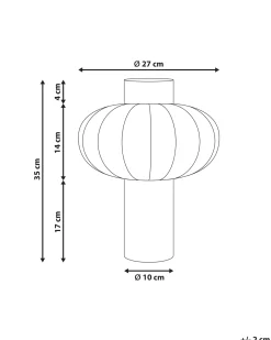 Lampada da tavolo ABENS Legno Marrone chiaro