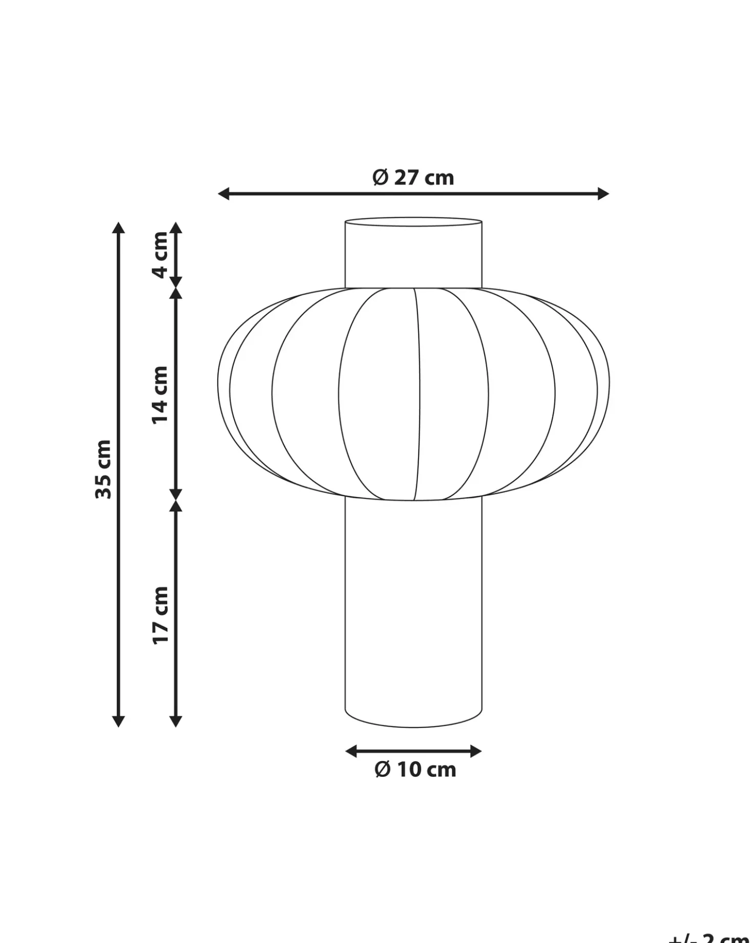 Lampada da tavolo ABENS Legno Marrone chiaro
