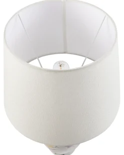 Lampada da tavolo ACROSSO Porcellana Bianco