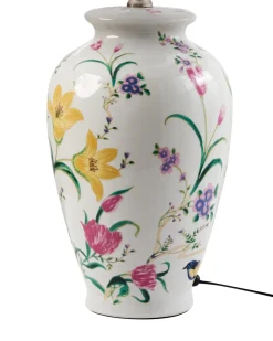 Lampada da tavolo ACROSSO Porcellana Bianco