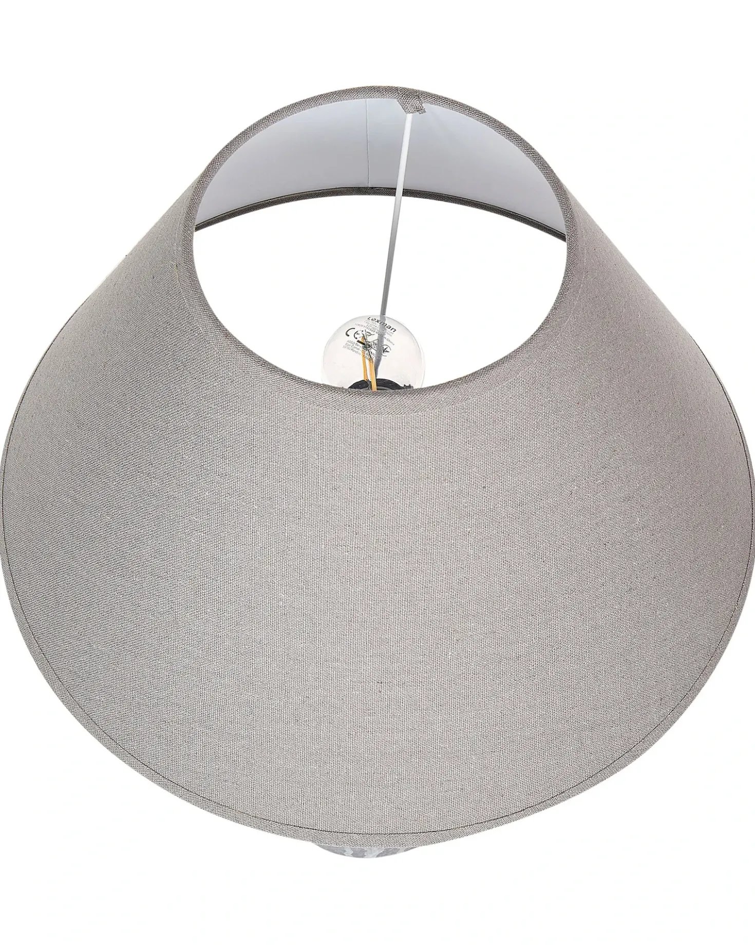 Lampada da tavolo AGEFET Ceramica Grigio