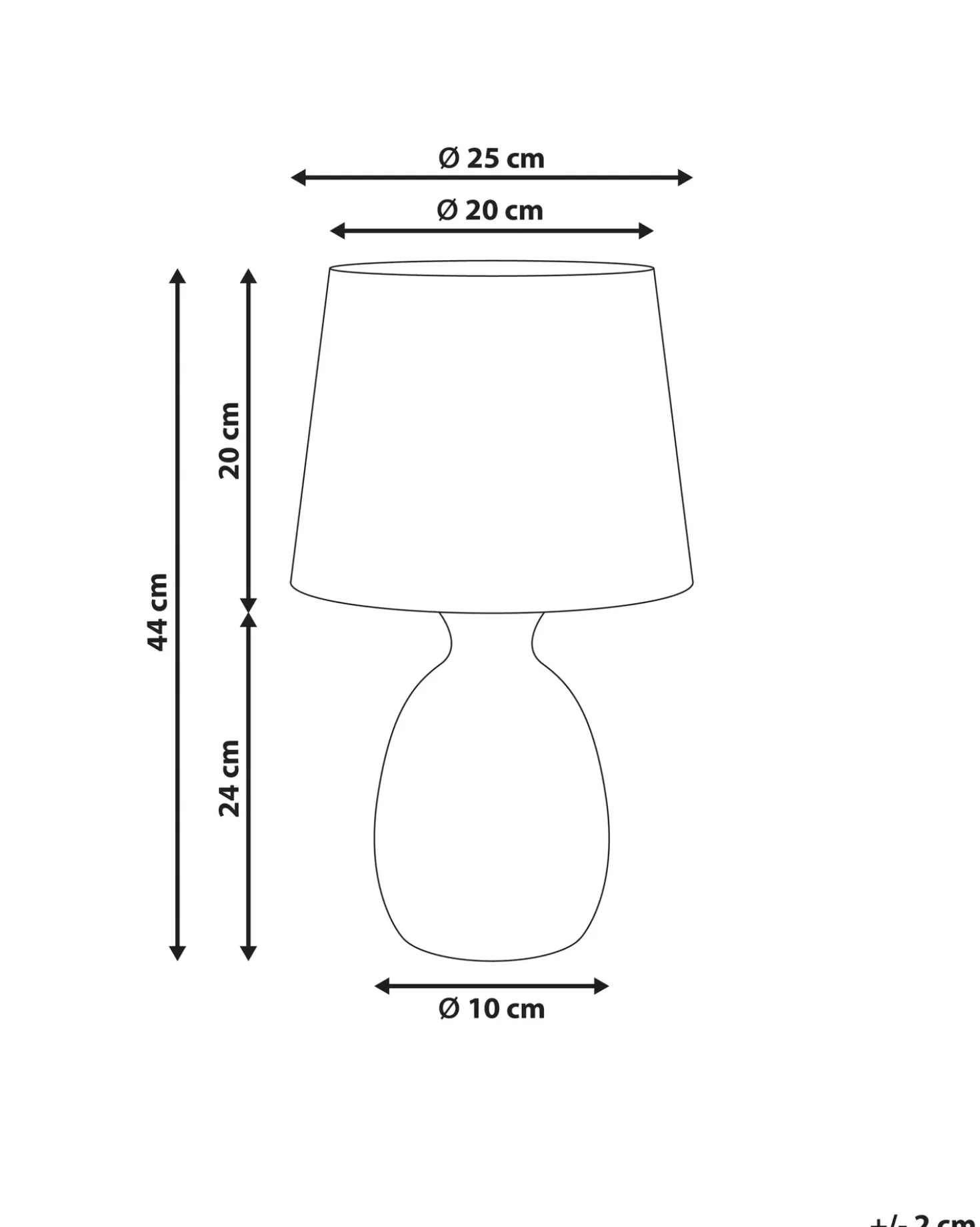 Lampada da tavolo AGUAN Ceramica Beige chiaro
