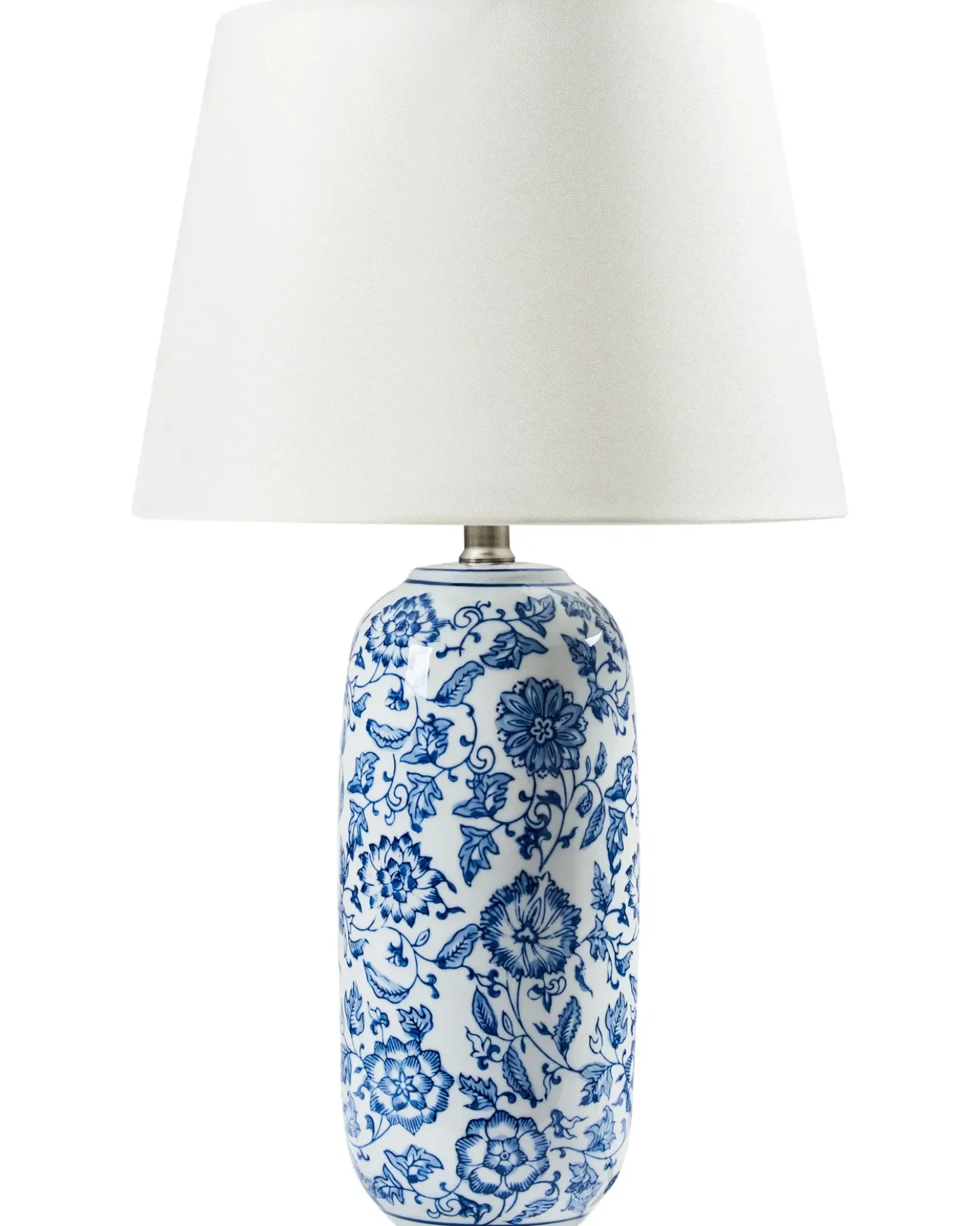Lampada da tavolo AIBONITO Porcellana Bianco/Blu