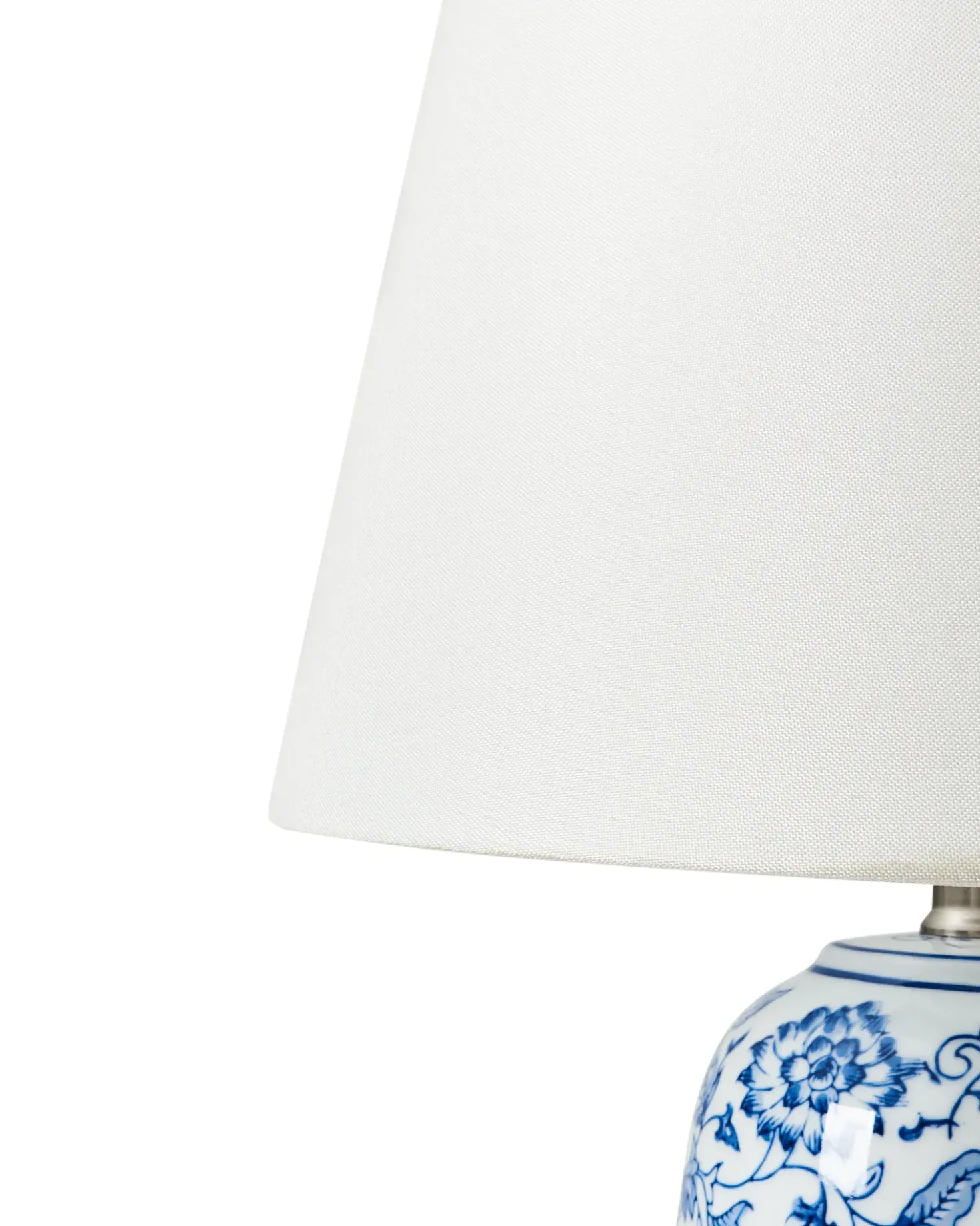 Lampada da tavolo AIBONITO Porcellana Bianco/Blu