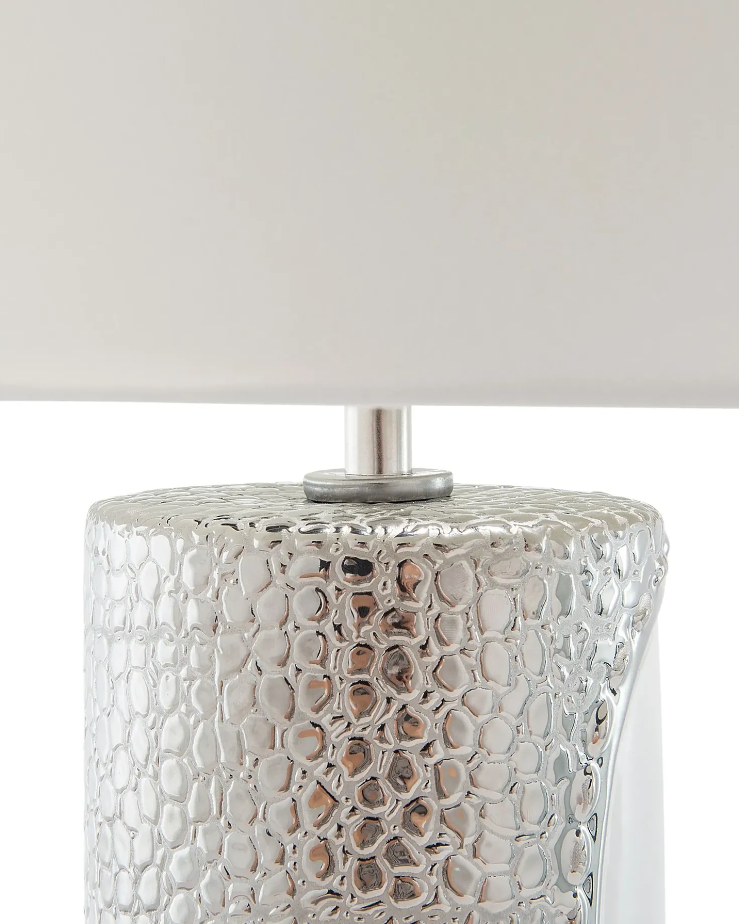 Lampada da tavolo AIKEN Porcellana Bianco